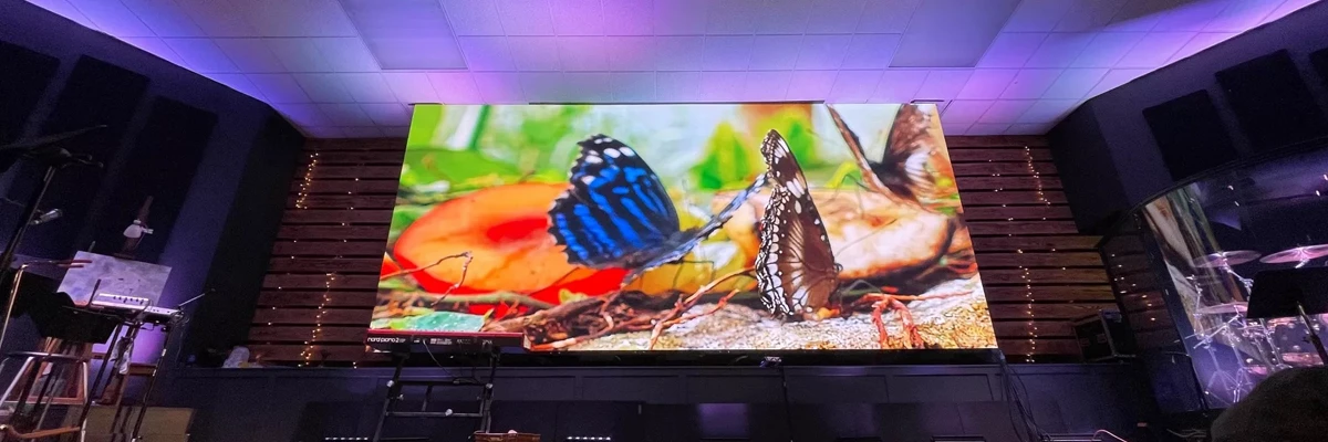 indoor hd video wall display