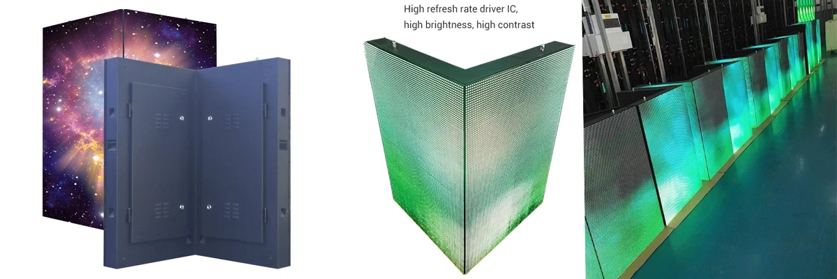 double side led display cabinet