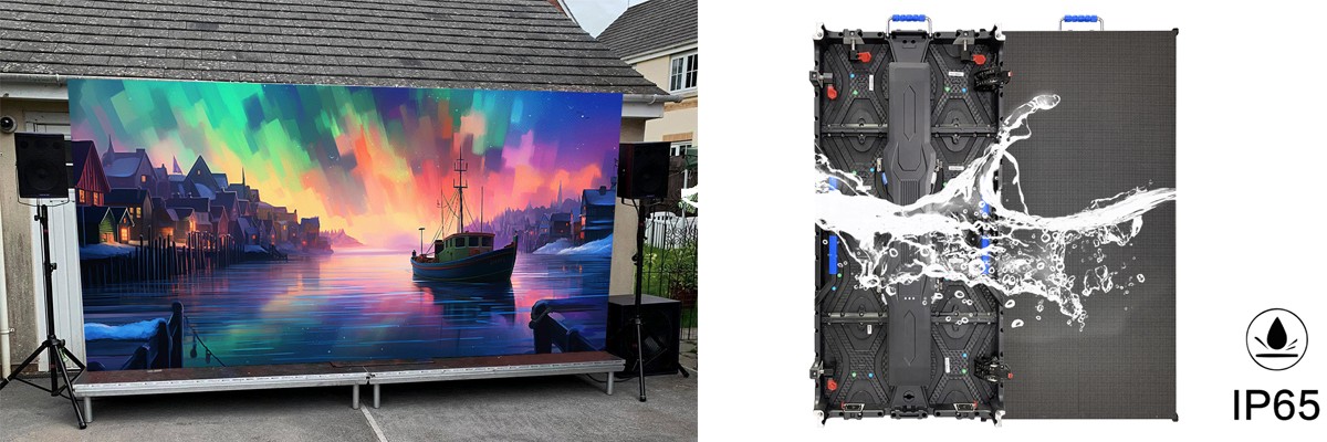 outdoor display screen rental