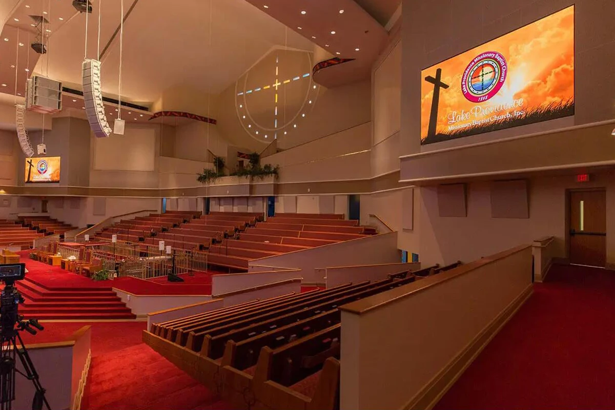 5 advantage points of church LED display screens in church activities