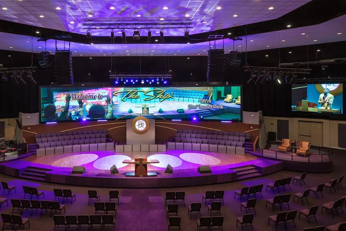 5 different church LED display application scenarios for you reference