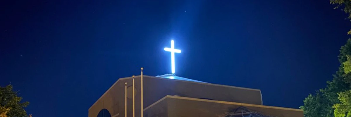 church led logo display